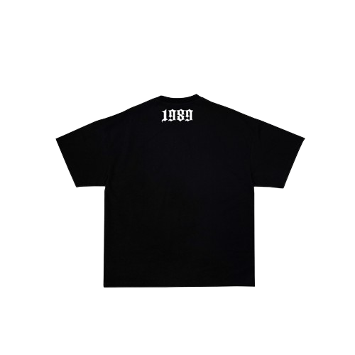 1989 black T-shirt white letters